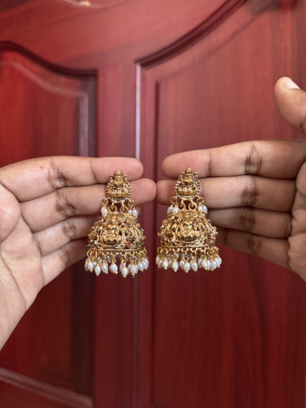 Nayanthara-Inspired Bridal Jhumkas