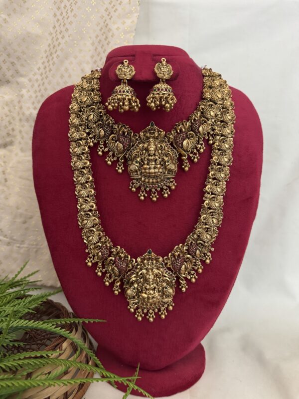 Shubha Lakshmi Bridal Set - Antique Finish - Image 2