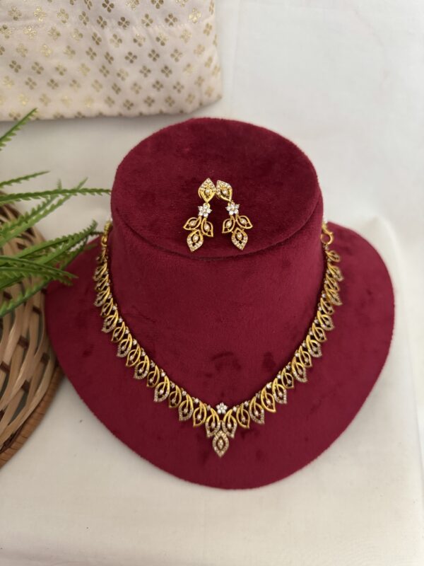 Veenus Small Diamond Necklace - Image 2