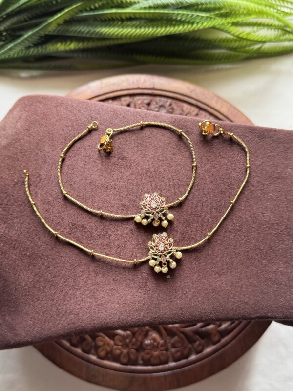 Lotus Bloom Anklet - Image 2