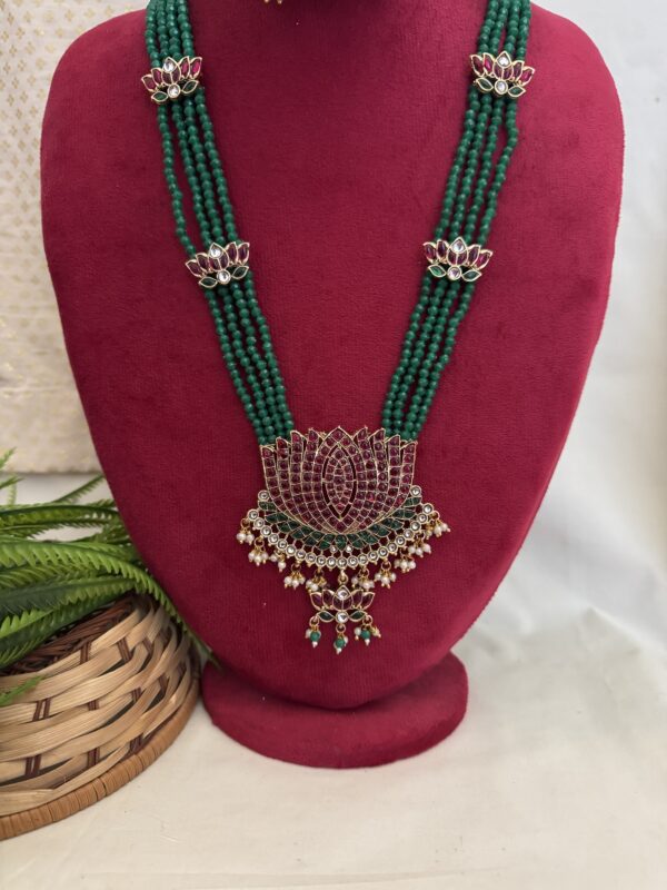 Lotus Leela Bead Haram - Image 2