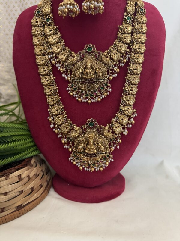 Gaja Lakshmi Nakshi Bridal Set - Image 2