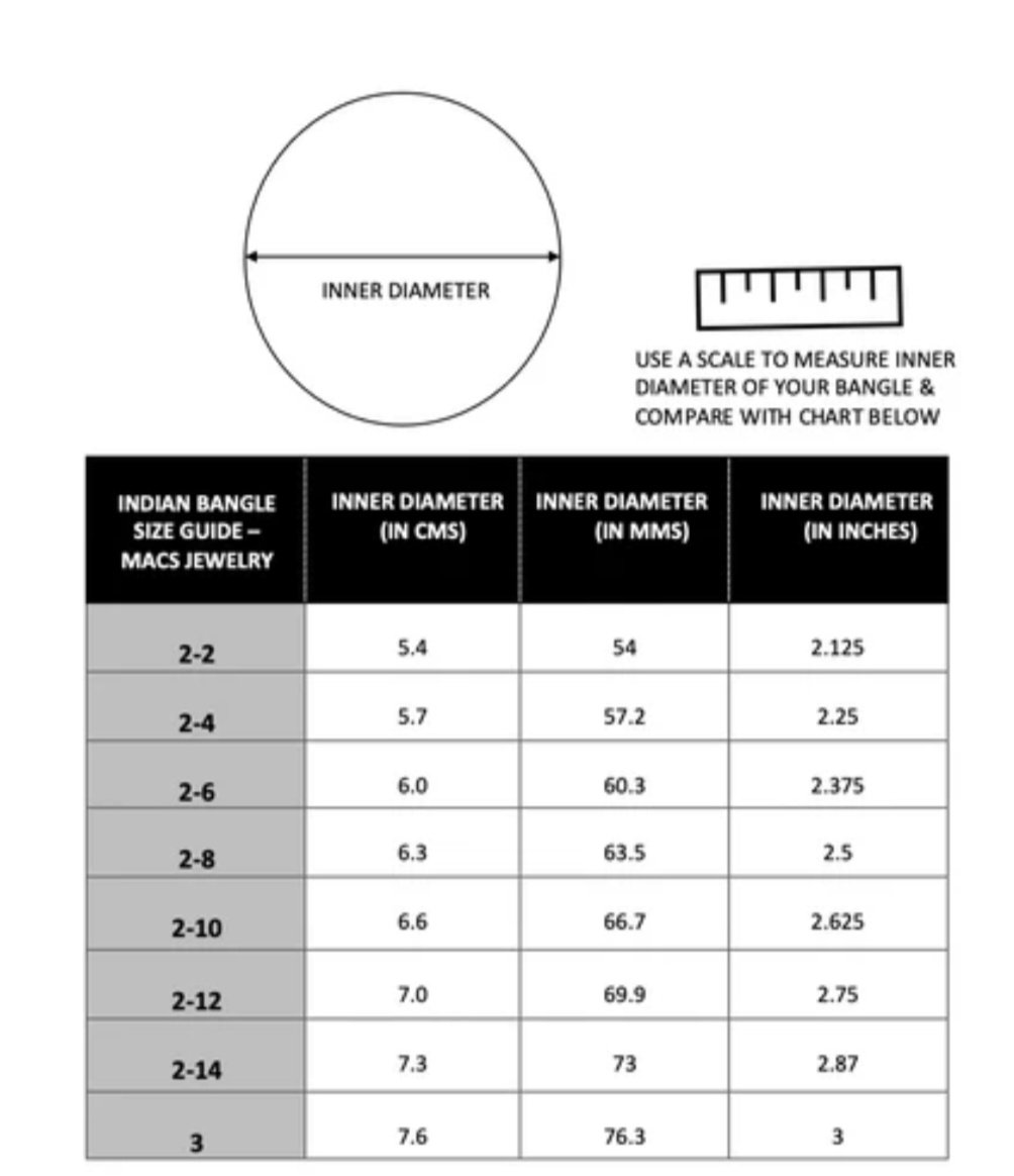 Vaidehi Bangles Size 2/4 - Image 2