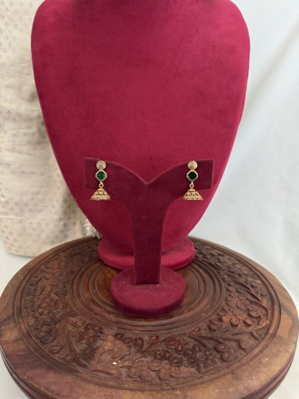 Suvarna Kasula Haram - Green ( Enamel ) - Image 2