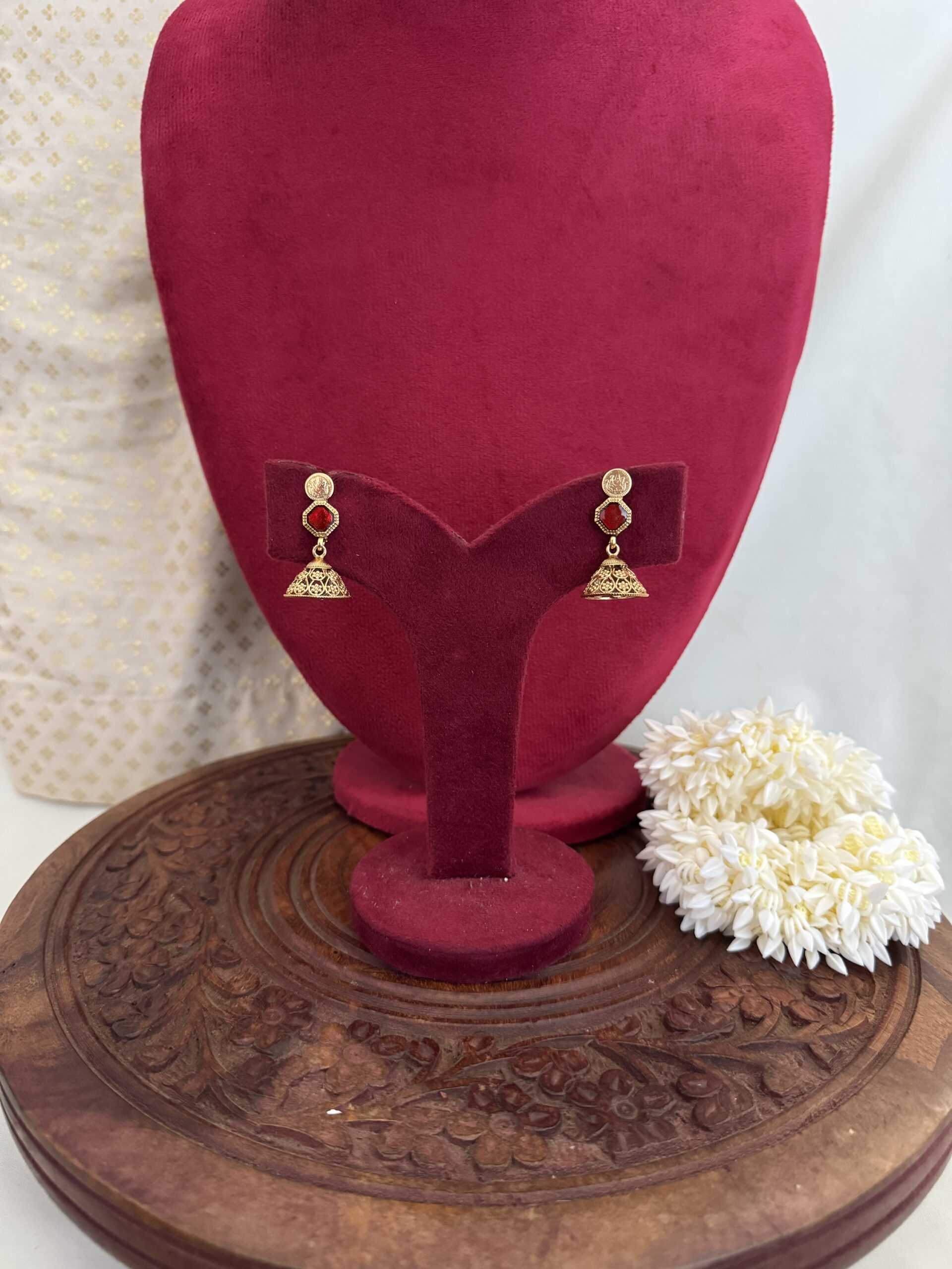 Suvarna Kasula Haram - Ruby ( Enamel ) - Image 2