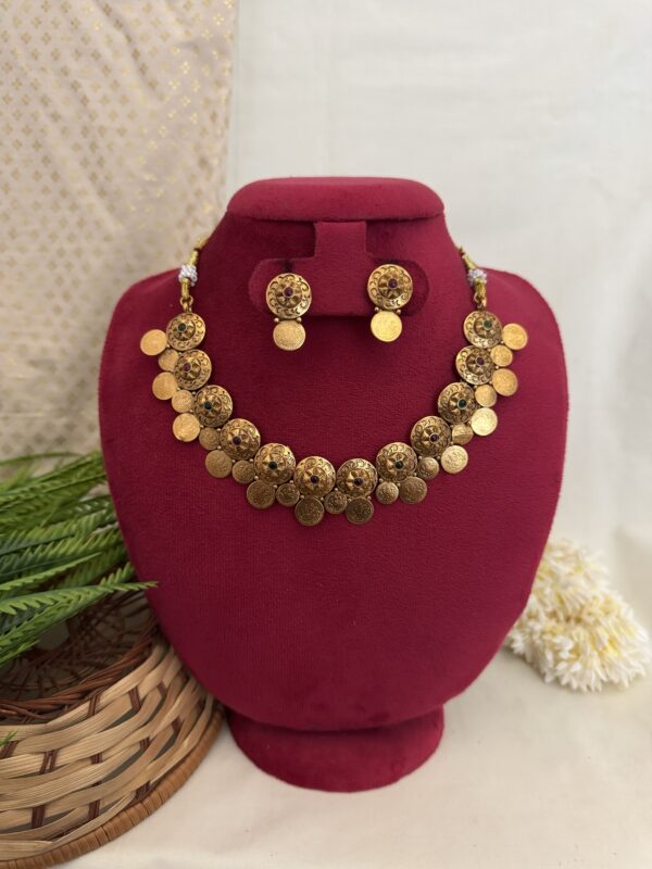 Swarna Lakshmi Coin Necklace