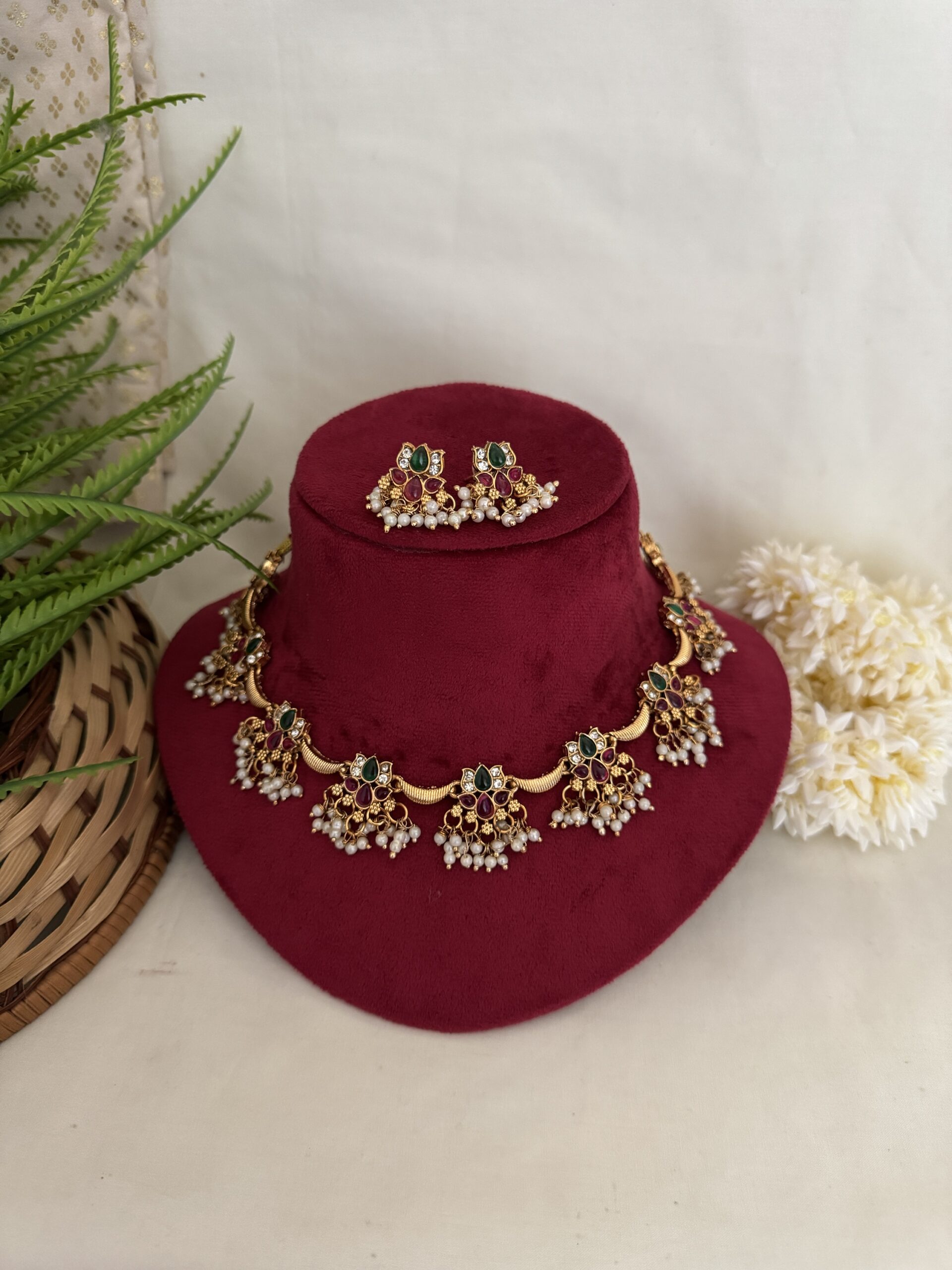 Pearl Blossom Necklace