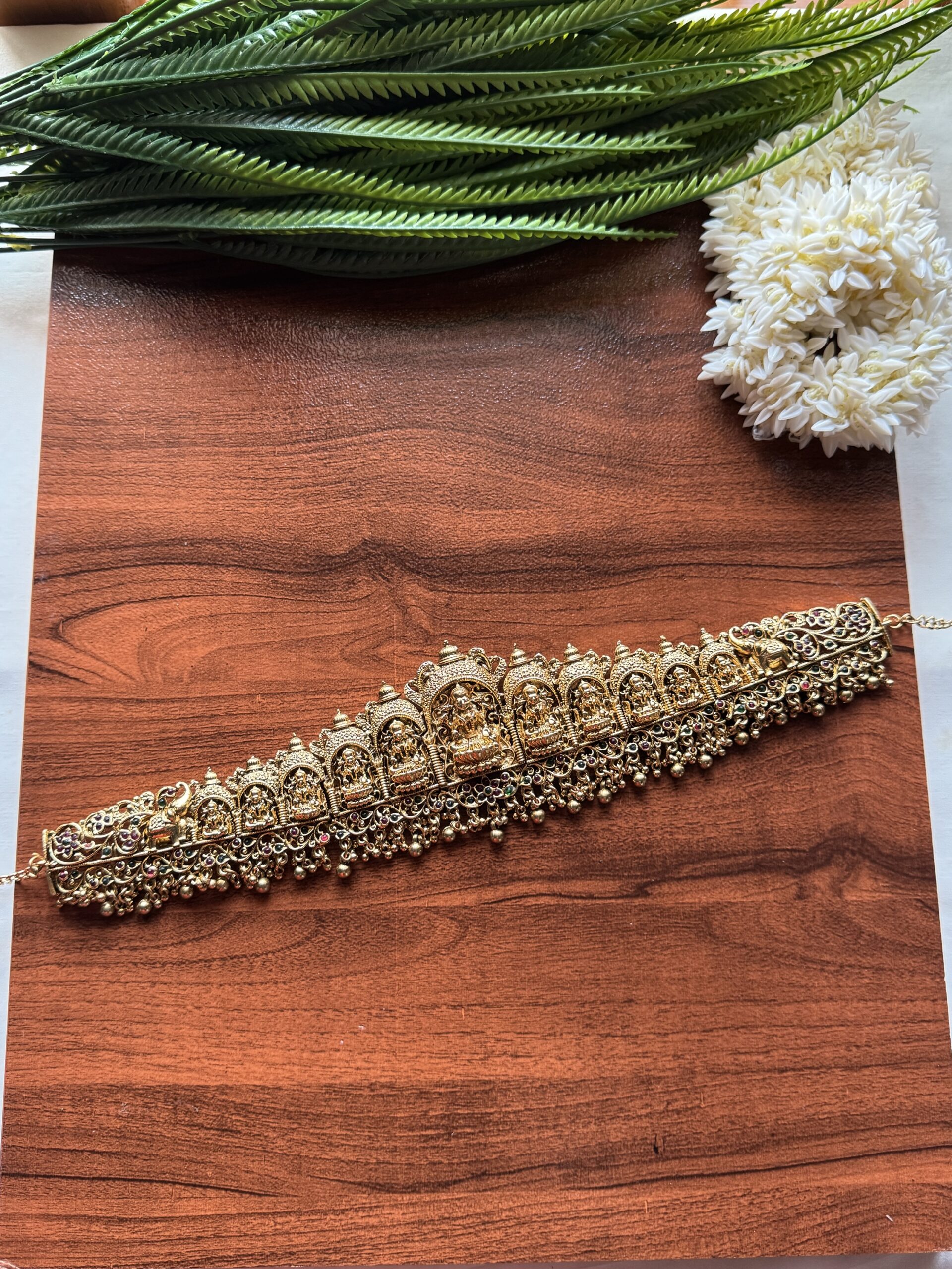 Devi Mandapam Vaddanam Hip Chain - Gold