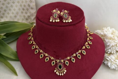 imitation jewellery for saree and ethnic wear