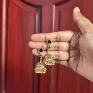 Tarangini Palakka jhumka - Ruby