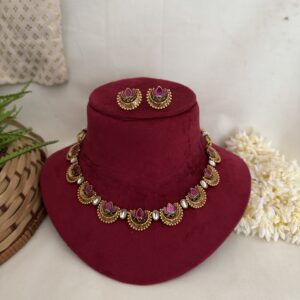 Aadhya Lotus Charm Necklace