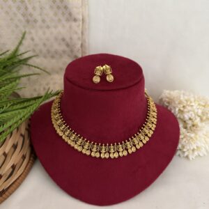Premium Lakshmi Kasu Necklace Set