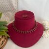 Tulsi Leaf Necklace - Ruby