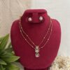 Kundan Double Layered Drop Chain
