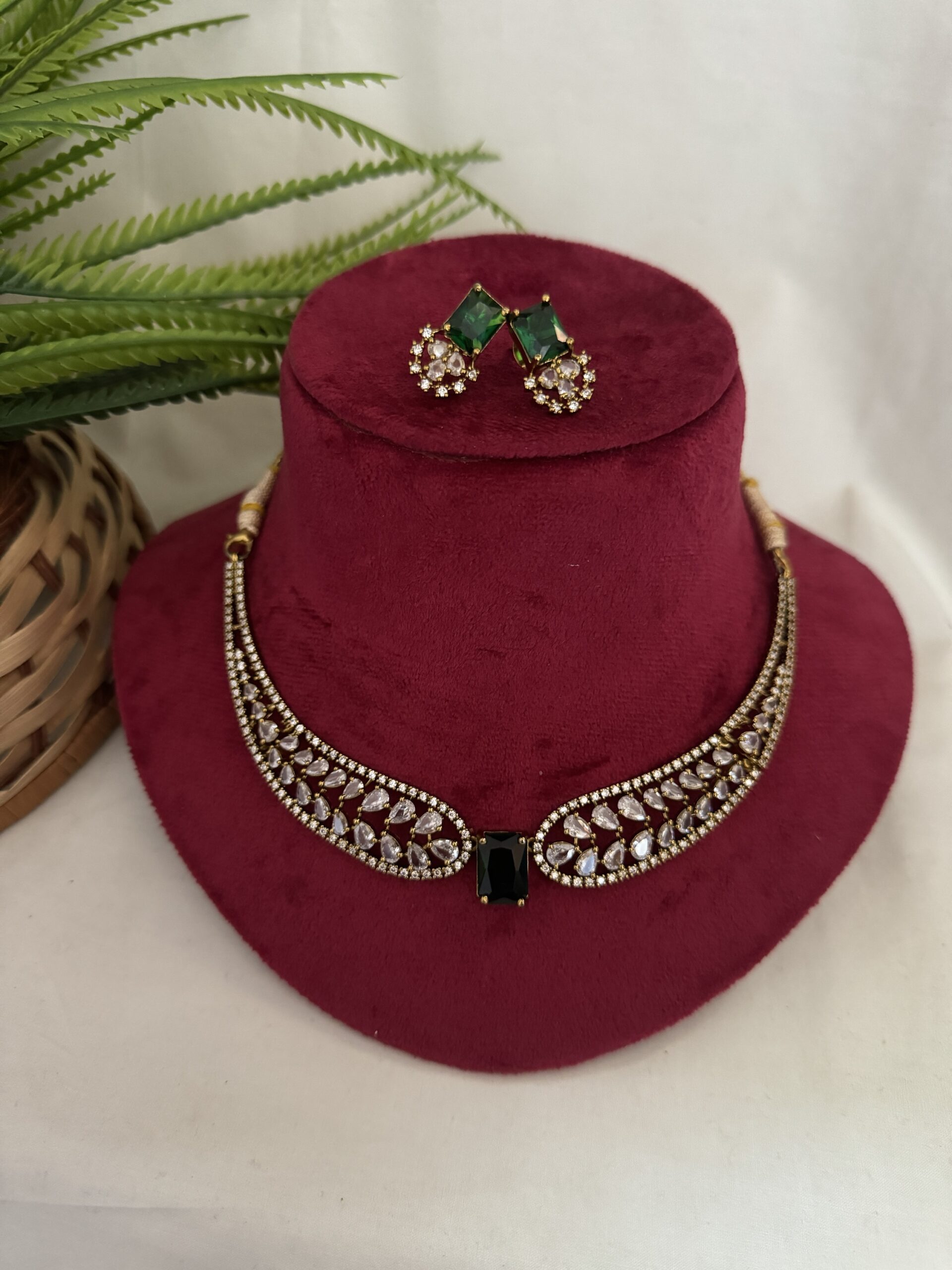 Soundariya Inspired Necklace - Green