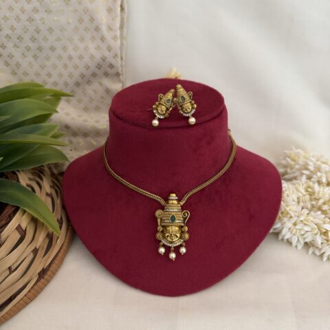 Srinivasa Swamy Necklace That Reflects Belief Trust and Divine Grace