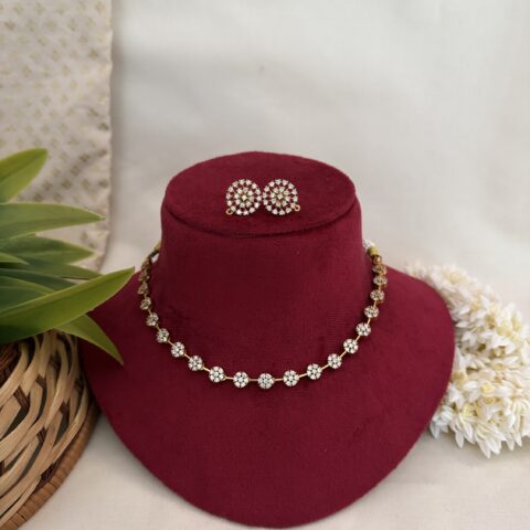 The Subtle Luxury of the Eterna Bloom Diamond Look Necklace