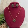 Kanchana Floral Chain Set - Green