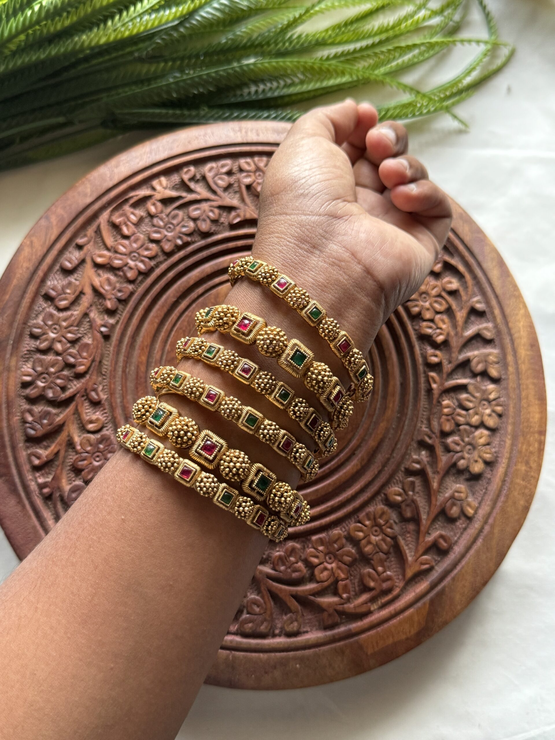 Bridal Bangles 2/4 Size - Antique
