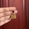 Square Jhumka Design - Purple (Gold)