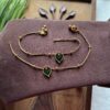 Palakka Leaf Charm Anklet