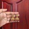 Mayura Ruby Jhumkas - Pink
