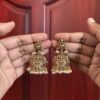 Annapurna Divine Jhumka - Antique