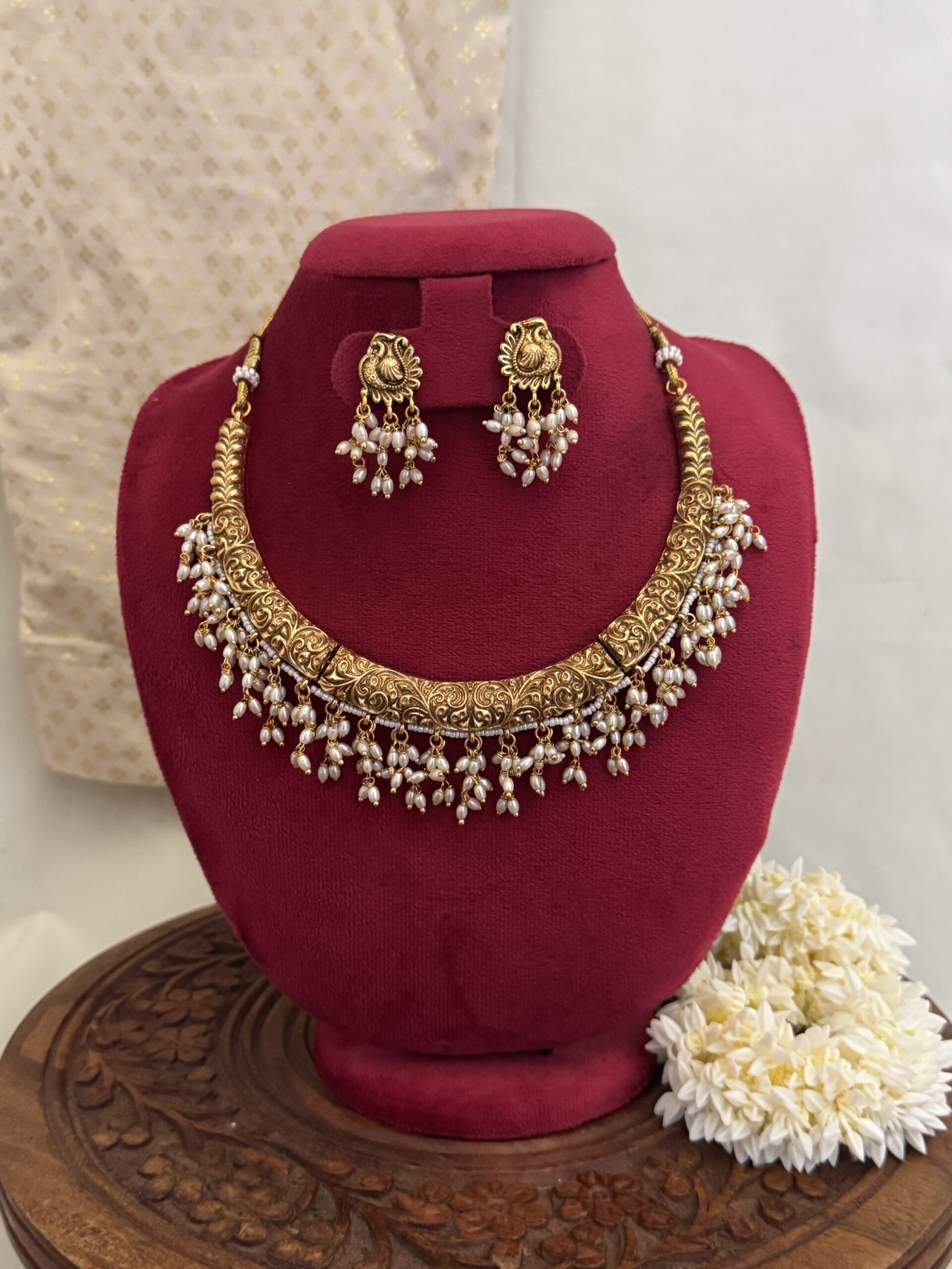 Golden Cascade Pearls