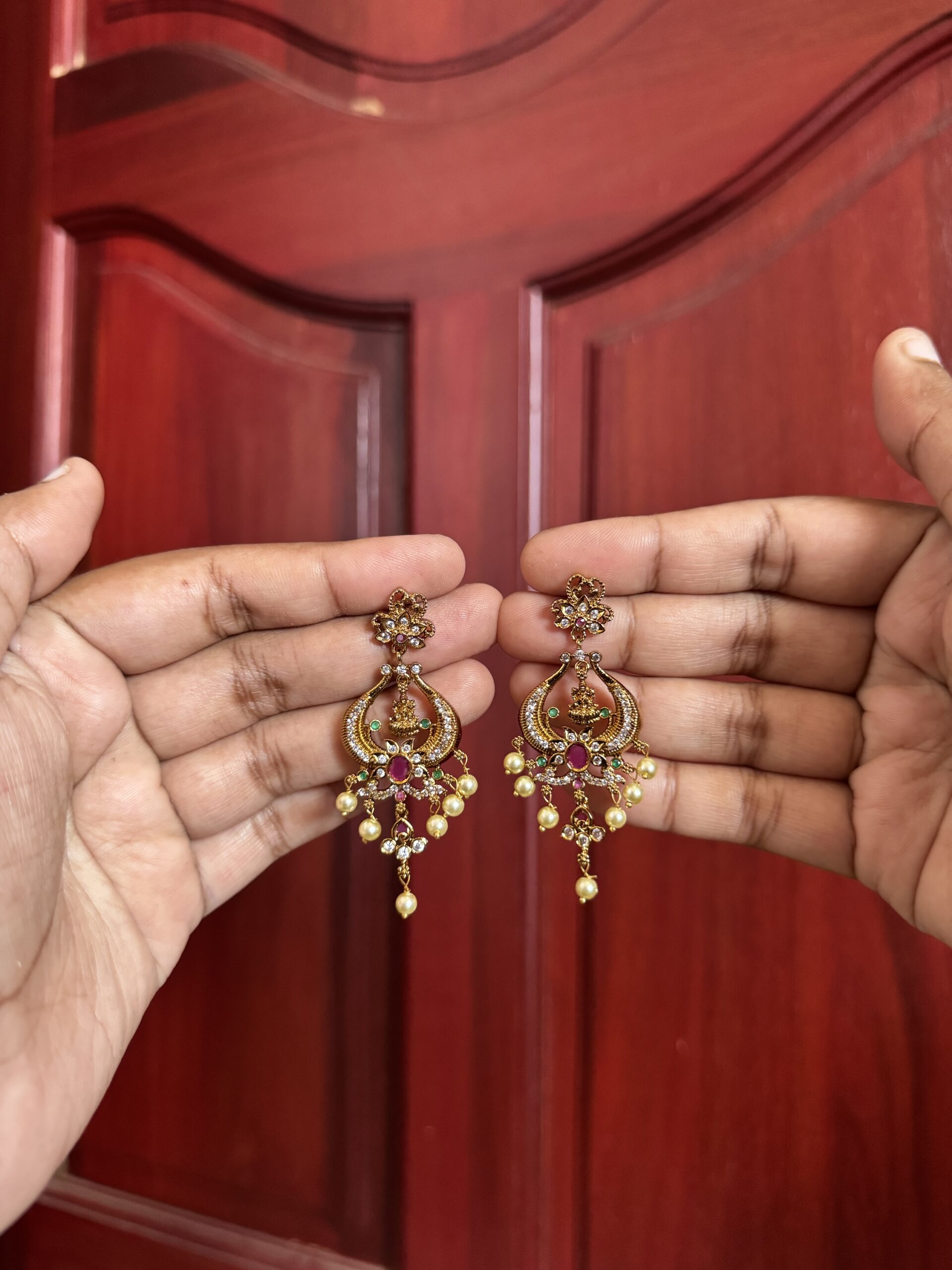 Pearl Aura Jhumkas 2