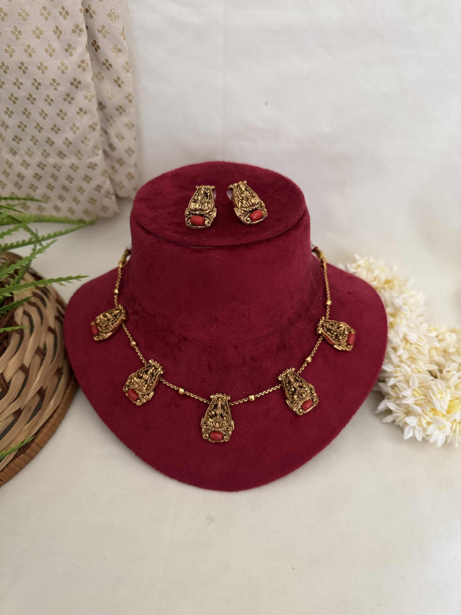 Vaidika Coral Necklace