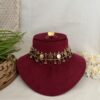 Suhana Classic Coin Choker - Ruby