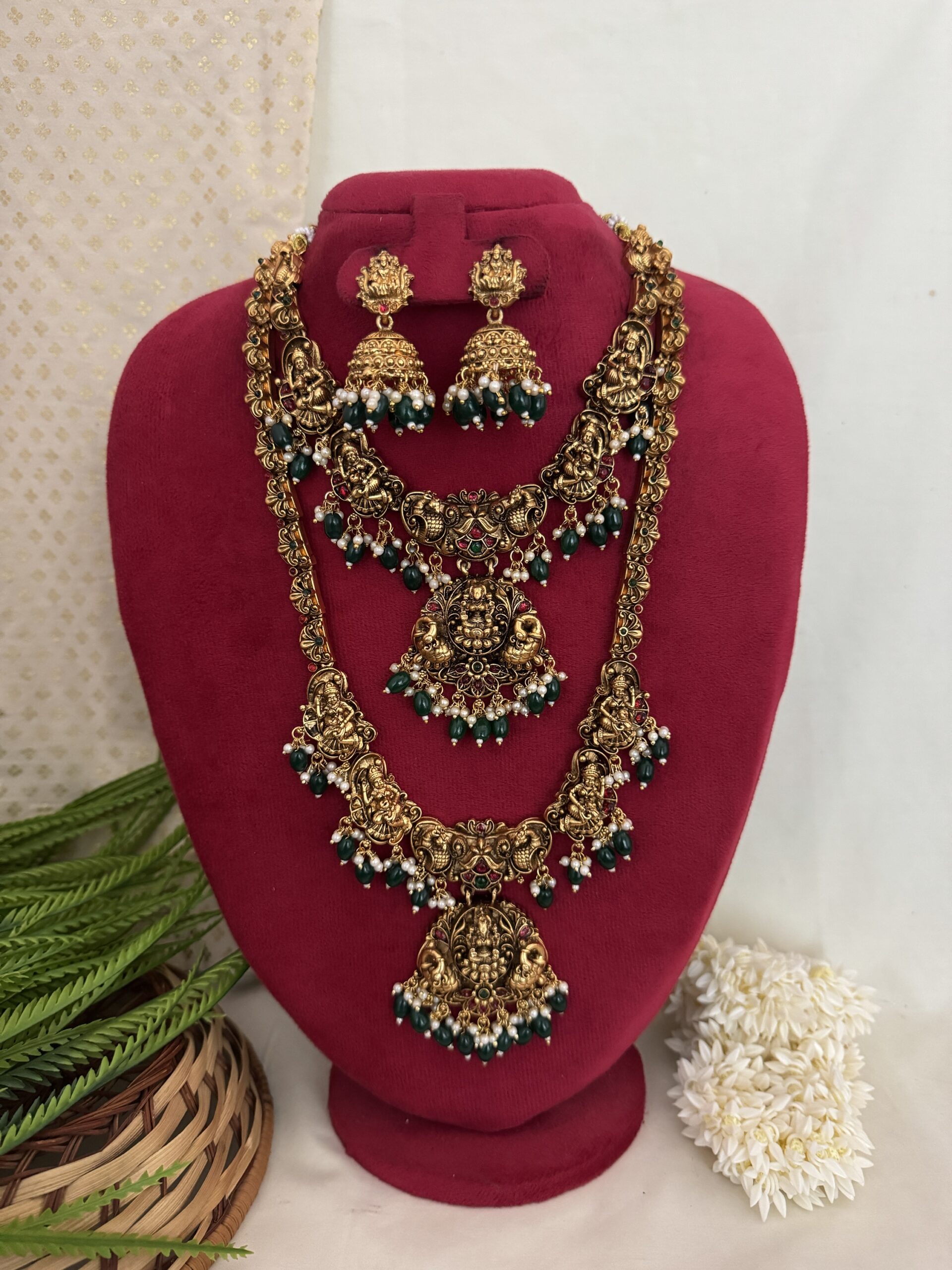 Karigari Antique Goddess Bridal Set