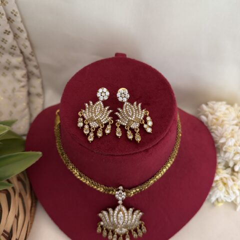 Anugraha Padma Attigai That Reflects Divine Grace and Traditional Elegance