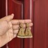 Golden Aura Temple Jhumka