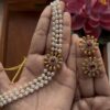 Pearl Beaded Choker ( Round ) – Ruby